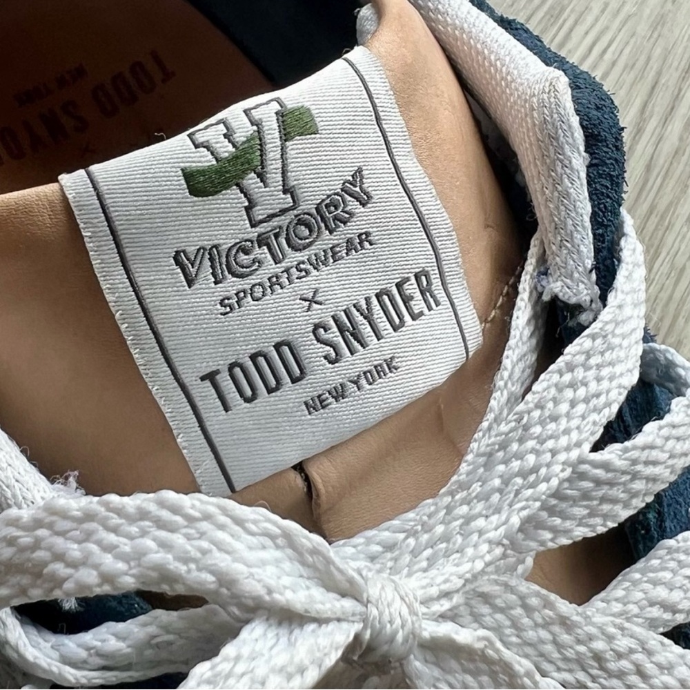 Todd Snyder x Victory Blue suede shoes